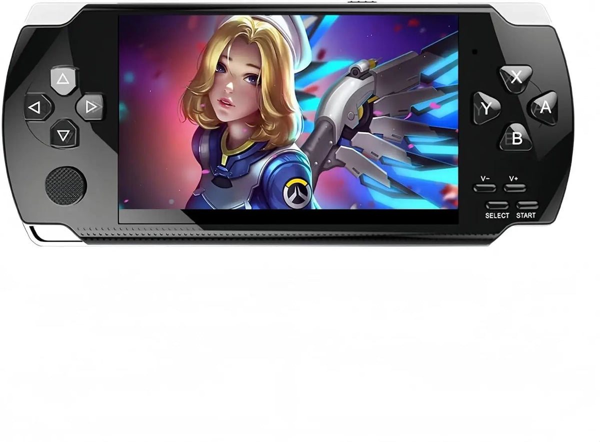 HLF Retro Video Game Console Screen Built-in 2000 Games Handheld Game Console Multiple Emulators Mini Portable Game Device MP3 MP4 Music TV Output E-Bbook Children/Men/Festivals