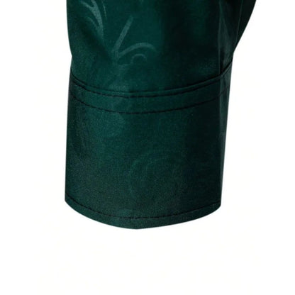 Bolubao Men Shirt Fashion Brand New arrival Long Sleeve Printed Streetwear Male Casual Elastic Shirt