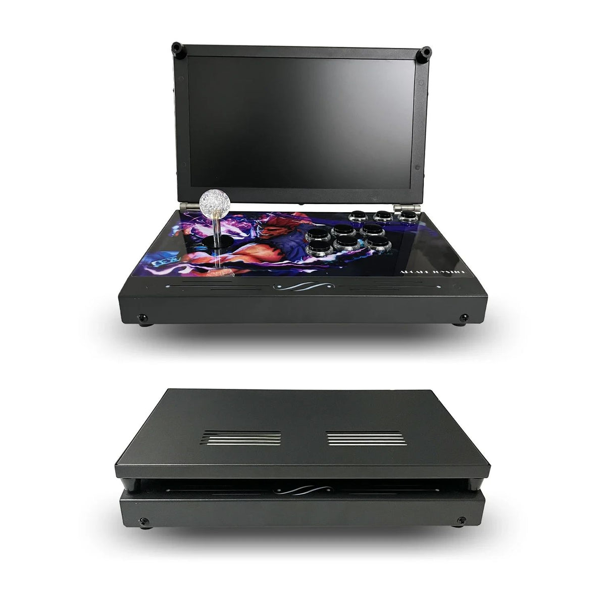 14-Inch 3D Pandora  26800 in 1 Console Folding Portable Arcade Console Pandora DX Box 720P HD Screen Mini Arcade Moonlight