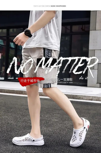 Outdoor Sandals for Men and Women Summer Clogs EVA Slippers Plus Size 47 48 49  Men Garden Shoes Beach Sandals Breathable Clogs