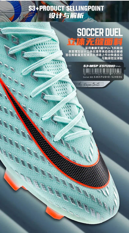 TF/FG Men Soccer Shoes Society Professional Football Field Boots Original Comfortable Top Quality Cleats Football Shoes Tenis