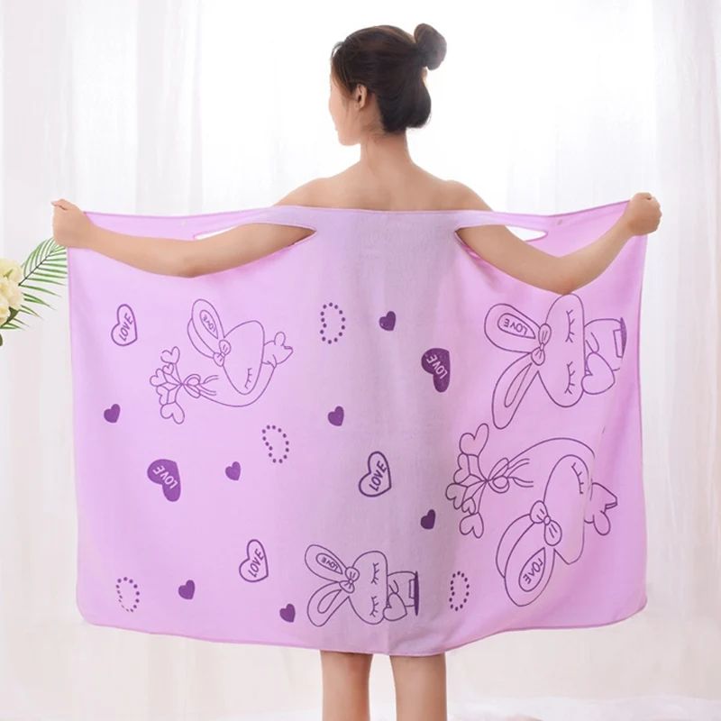 Wonderlife Women Quick Dry Magic Bathing Towel Spa Bathrobes Wash Clothing Sexy Wearable Microfiber Beach Towels Bathrooms Towel