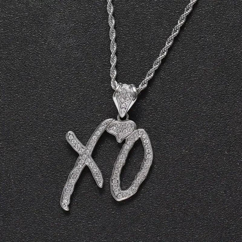 Pingente de Pistola com Gelo Cravejado Bling Colar de Metralhadora Masculino Personalidade Hip Hop Rock Punk Joia Legal para Festa de Rua Presente