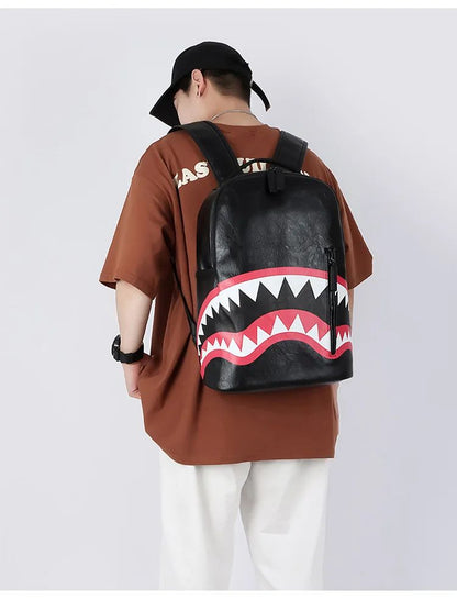 Stylish Men's Plaid Laptop Backpack - 15 Inch Computer Bag for High School College, Durable Casual Daypack Rucksack