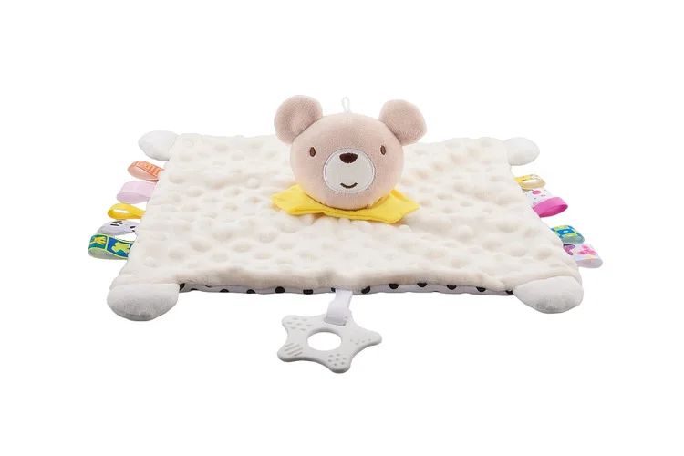Muslin Baby Comfort Towel Cotton Comforter Blanket Soft Newborn Sleeping Dolls Kids Fashion Sleep Toy Soothe Appease Towel Bibs