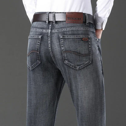 Mens High Quality Jeans Fashion Straight Denim Pants Men Classic Casual Jeans Male Plus Size Denim Trousers Ripped Jeans 28-40