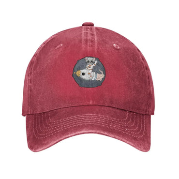 Cute Raccoon in Space Baseball Cap for Men Women Vintage Trucker Hat Hats Dad Caps