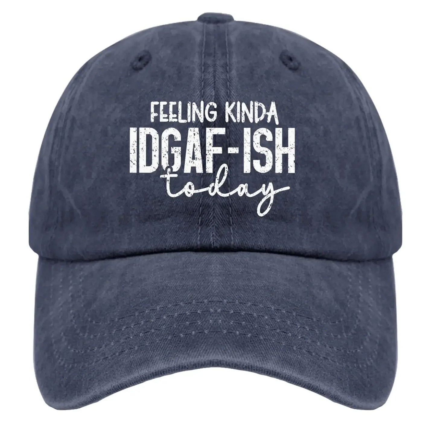 Boné de Caminhoneiro Feminino e Masculino "Feeling Kinda Idgaf Today" Bonés de Sol Bonés de Beisebol Presentes para Homens Esportes ao Ar Livre