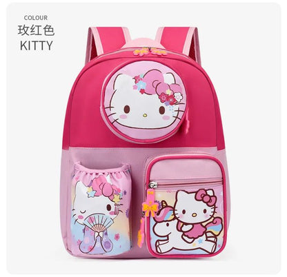 Kindergarten boys and girls schoolbags 3-9 years old children schoolbags cartoon animation Princess Elsa backpack