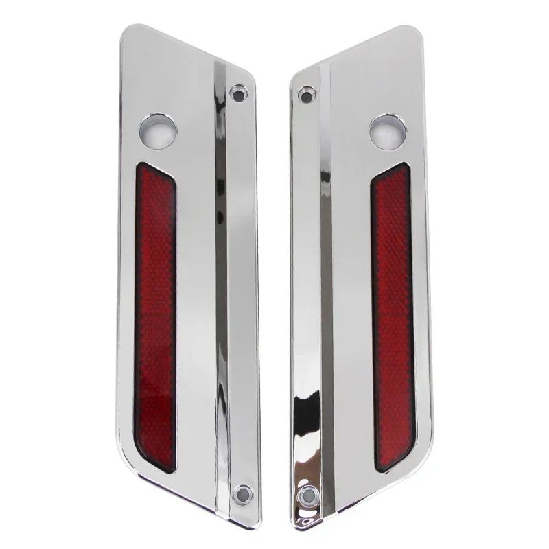 Trava de Alforje Rígido Cromada ABS para Motocicleta Harley Touring Electra Street Glide Road King FLH FLT FLHR FLTR 1993-2013