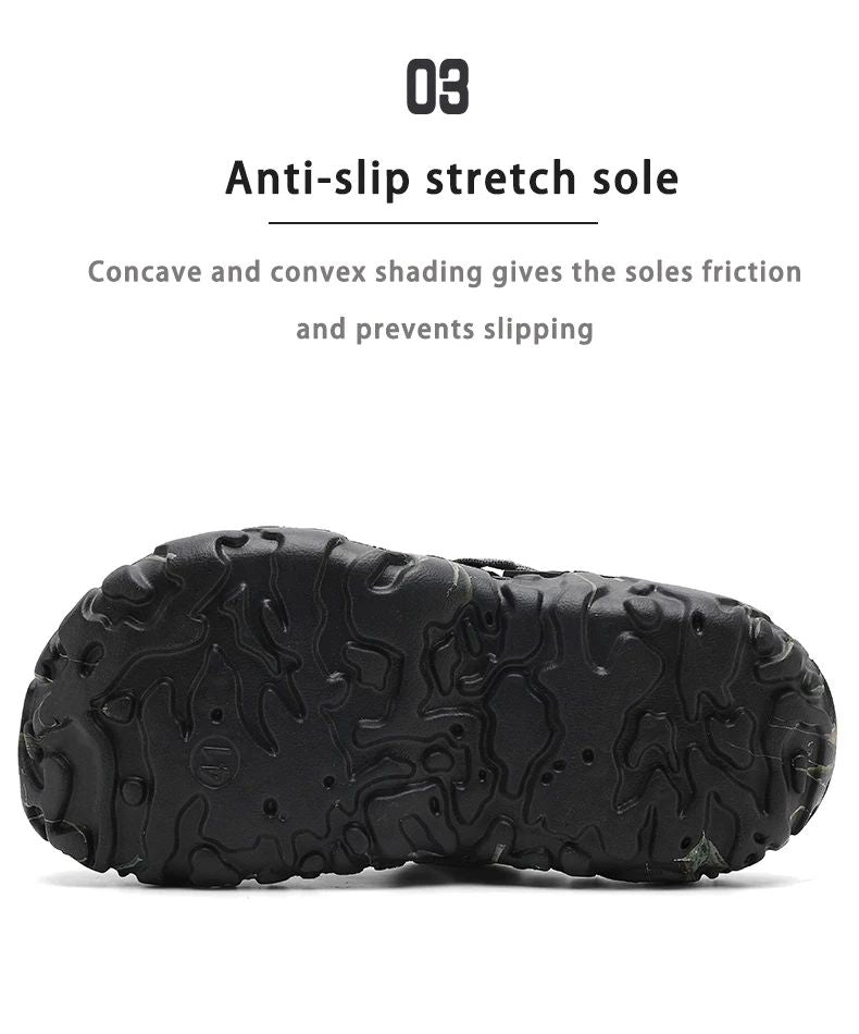 2025Men Slippers High Quality Classic Outdoor Anti-Slip Garden Shoes Lightweight Fashion Casual Sandals Sandals for Men Platform