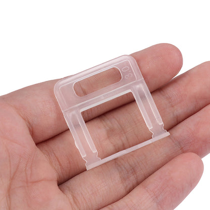 100PÇS Kit Clip Nivelador de Revestimento de 1-3MM Ferramentas de Construção Para Assentamento de Revestimentos Nivelador Decoração de Casa