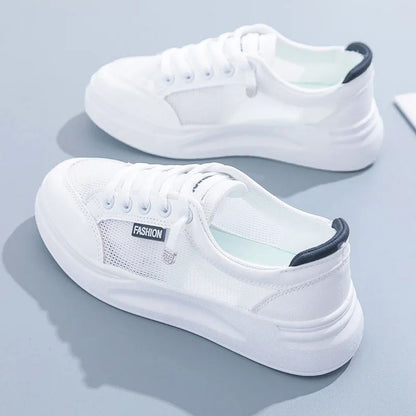 2024 White Tennis Athletic Woman Running Shoes Female Casual Sneaker Sports Comfortable Trend Loafers Skateboard Summer Leather