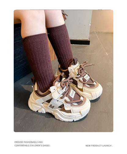 Girl Kuromi Sports Shoes Breathable Running Shoes Tennis Shoes New Sanrio Hello Kitty Kawaii Child Cartoon Casual Shoes Cute