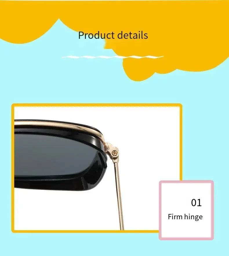 Children Sunglasses For Boys And Girls Iron Man Glasses Tony Stark Sun Glasses Fashion Baby Glasses Kids Eyewear