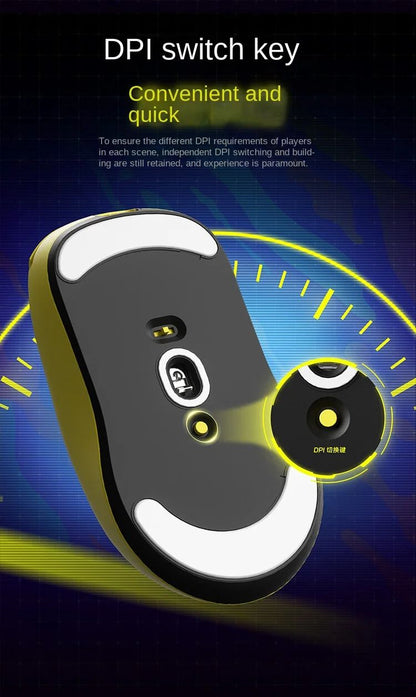 [EM ESTOQUE] SCYROX V8 8K Mouse Gamer Ergonômico com Fio e Sem Fio Ultraleve 36g PAW3950 E-Sports PC Gamer Acessório