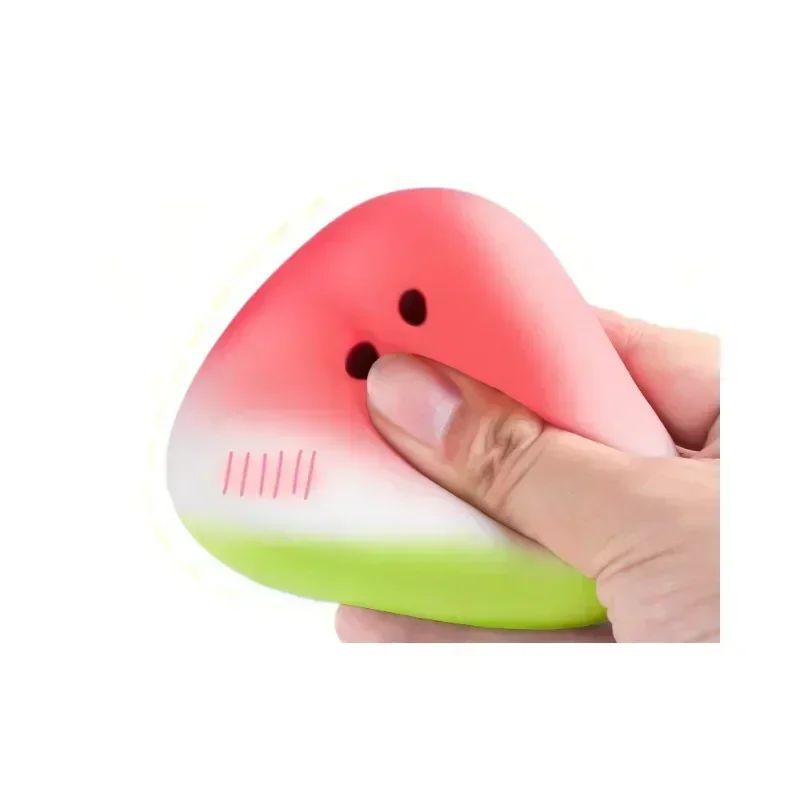 HOT Schylling pizza Sensory Fidget Cube Stress Relief Squishy Cube Anti-Anxiety Squeeze Toy For Focus ADHD Population