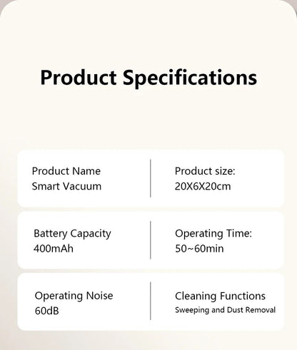 Xiaomi 6000pa Strong Suction Smart Sweeping Robot Type-C Charge Washable Mop For Pet Hair Hard Floor Kitchen Room Sweeping Robot