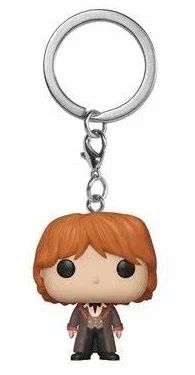 2025 Novo Chaveiro FUNKO Harry com Caixa Ginny Ron Fawkes Hedwig Hermione Pocket Boneco de Ação de Vinil Brinquedos Presentes Decoração