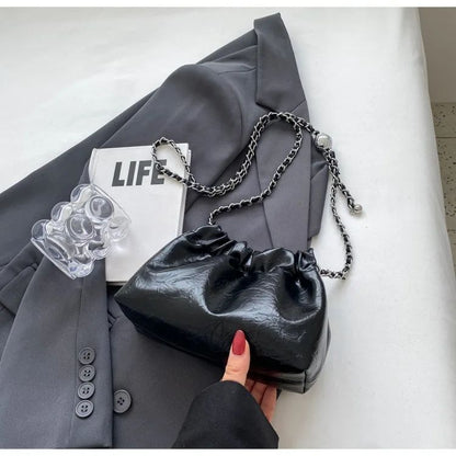 Y2K Millennium Bag Women 2025 New High Sense Shoulder Bags Summer Chain Bag Fashion Bucket Bag Messenger Bags Purses Handbags