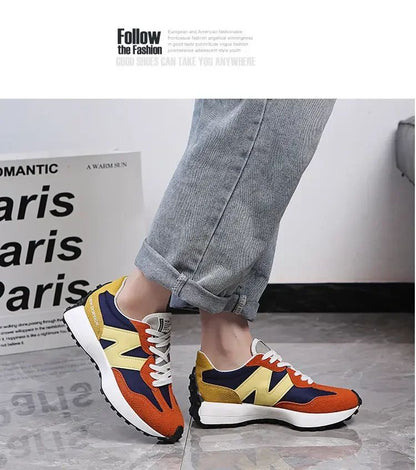 Tênis Feminino Casual Moda Respirável Caminhada Chato Tênis Feminino 2025 Academia Vulcanizado Branco Calçado Feminino