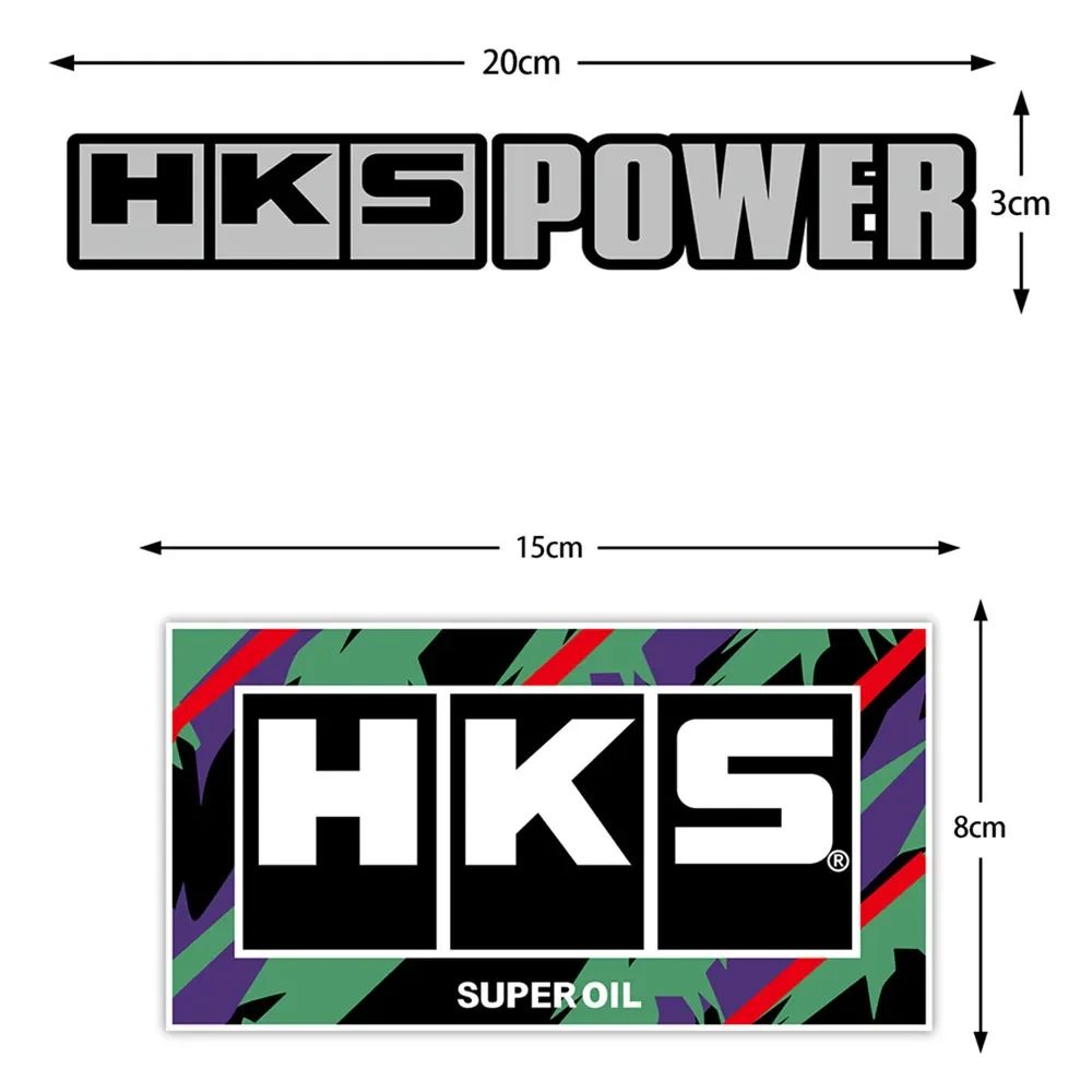 Para Adesivo HKS JDM Decalques de Corrida Moto Scooter Janela Automotiva Para-choque Decoração de Carro Acessórios Modificados ADVAN