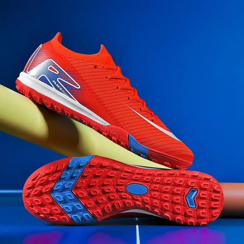 New Men Sport Soccer Shoes Training Boys Football Boots Outdoor Adult  Long Spikes Non Slip Cleats Breathable Match Comfortable