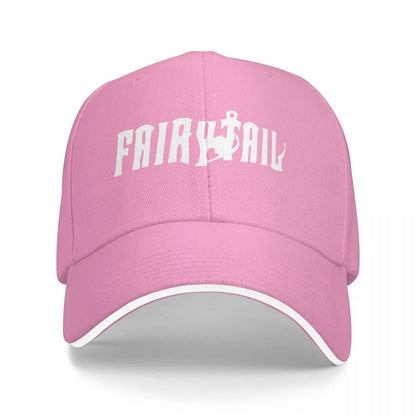Boné Masculino Anime Fairy Tail Bonés de Moda Chapéus com Logotipo Asquette Homem Boné Pai para Homens Boné Trucker
