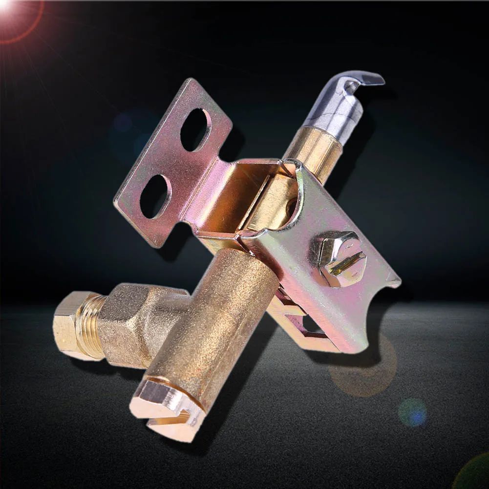 1/2/3 Hole Pilot Burner One Way Flame Stainless Steel Bracket Can Have Natural Or Lp Gas Burner For Barbecue Accessories