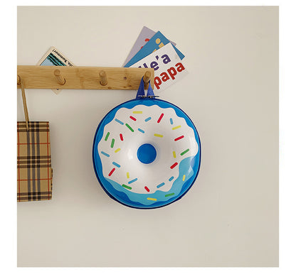Cartoon Kids Backpack Cute Donut Eggshell Bag Fun Kindergarten Kids Backpack Boys Girls Backpack