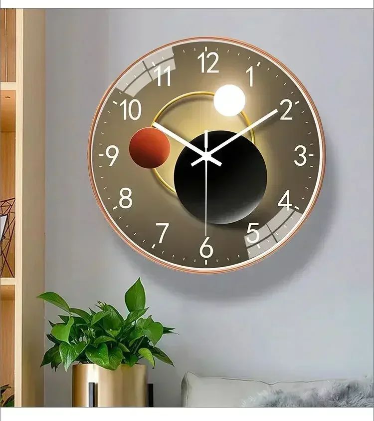 Originality Wall Clock Silent Non-Ticking Battery Operated Wall-mounted Clock Living Room Bedroom Kitchen Office Classroom