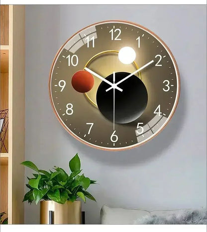 Originality Wall Clock Silent Non-Ticking Battery Operated Wall-mounted Clock Living Room Bedroom Kitchen Office Classroom