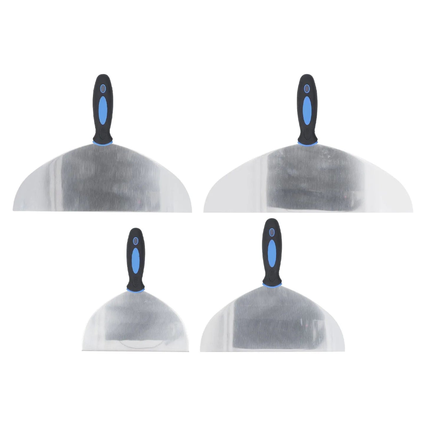Espátula de Aço Inoxidável Ferramenta Raspador de Massa Papel de Parede Tinta Decalques Raspador de Gesso com Furo para Pendurar para Reparo de Drywall