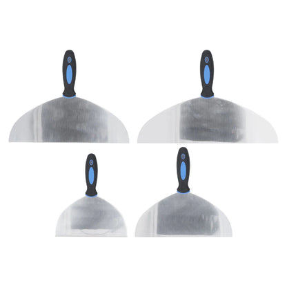 Espátula de Aço Inoxidável Ferramenta Raspador de Massa Papel de Parede Tinta Decalques Raspador de Gesso com Furo para Pendurar para Reparo de Drywall