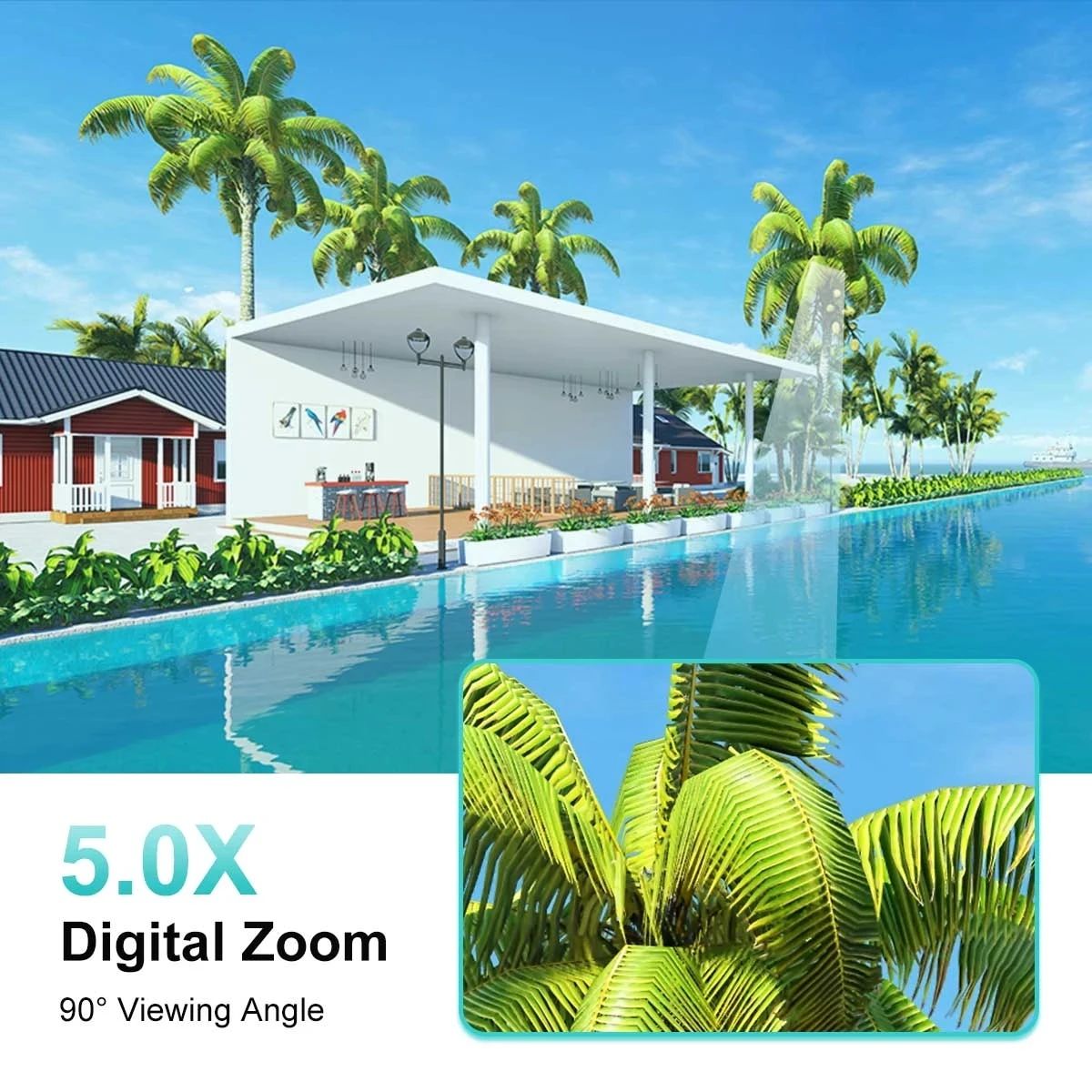 YOOSEE HD IP Camera 3MP 5MP WiFi PTZ Camera Outdoor Security Wifi Camera Motion Detection Auto Tracking Two Way Audio IP Camera