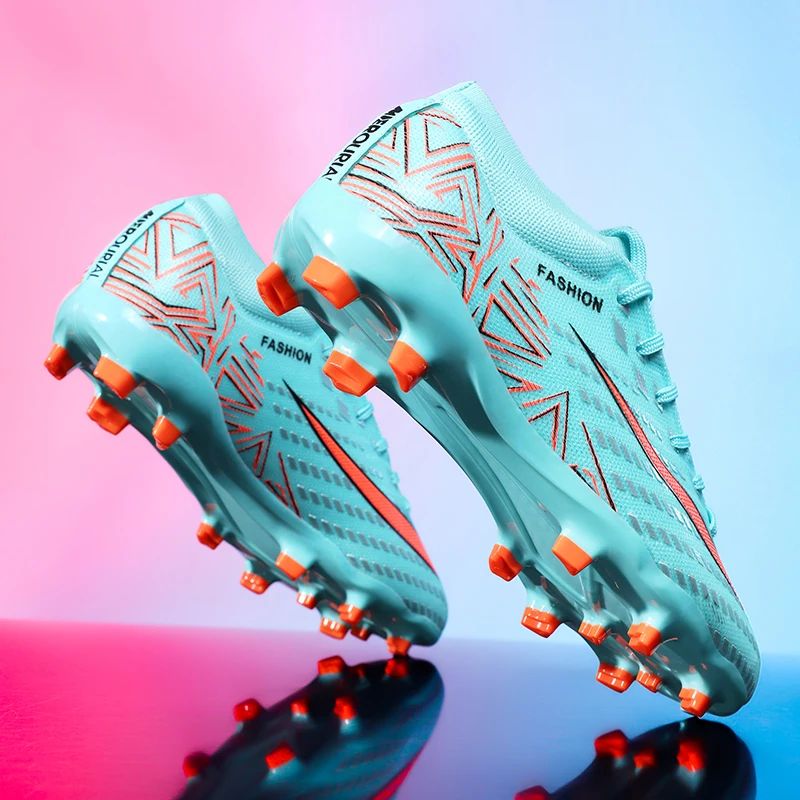 New Men Football Boots Futsal High-quality Mid-top Soccer Shoes Match Non-Slip Cleats Sneakers Indoor Hot-selling FG/TF