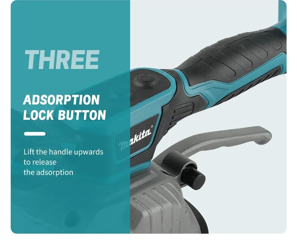 Nivelador de Azulejos Makita: 8 Velocidades, Frequência de Vibração de 10000rpm, 7500mAh, Aplicável a Múltiplos Materiais, Com Display Digital e Fácil de Usar