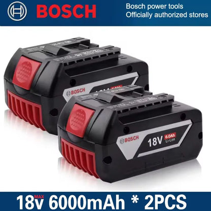 Bateria 100% Original 18v 6Ah 5Ah 3Ah BOSCH Professional 18V 18650 Bateria Li-ion 18V Substituição para BAT609 BAT609G BAT618 BAT618G