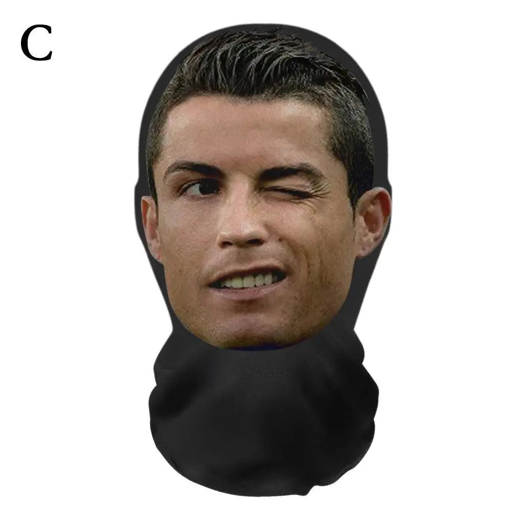 2026 NEW Interesting 3D Printed Funny Full Face Mask Celebrity Realistic Face Mask Party Cosplay Props Halloween