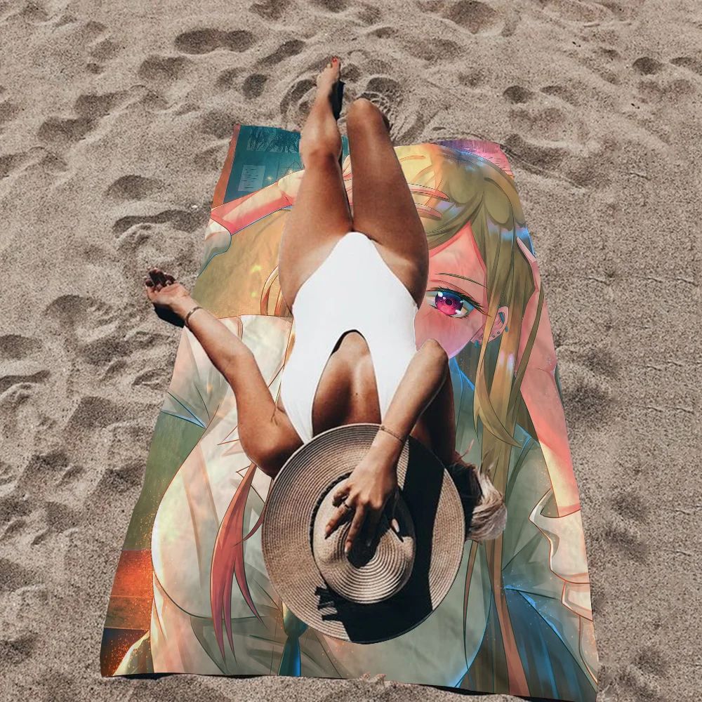 My Dress Up Darling Cartoon Beach Towel Cute Kawaii Room Decor Bath Girls Children Hand Towels For Bathroom Shower