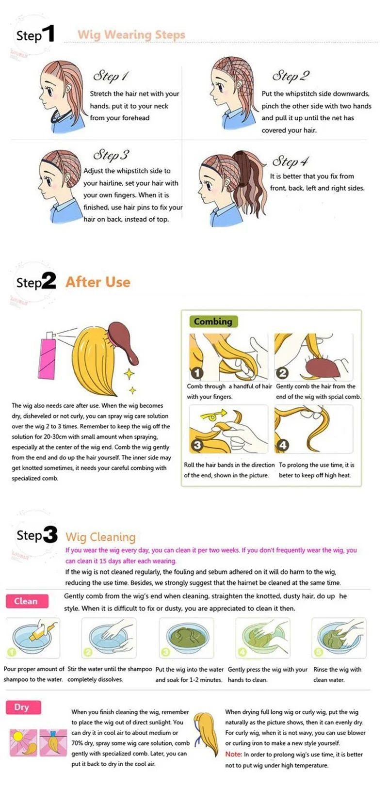 Rengoku Kyoujurou Synthetic Wig Anime Kyoujurou Rengoku Cosplay Wig Kimetsu no Yaiba Gradient Easy To Style Wigs