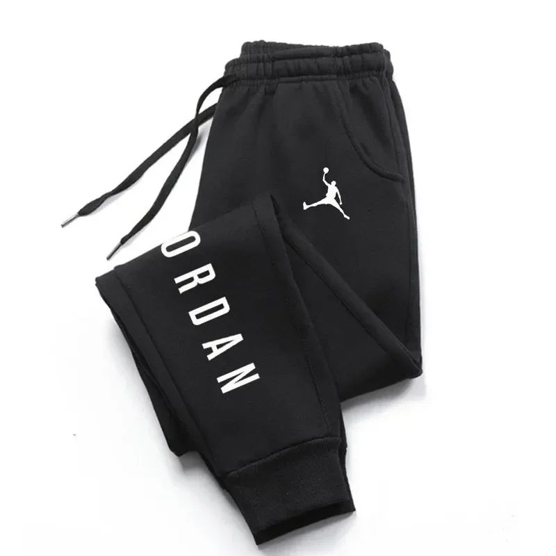 New style printed sport pants suitable for both men and women, luxurious long-distance running pants, casual fitness pants