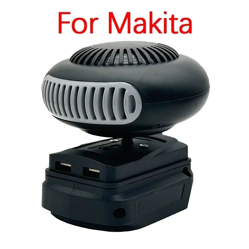 Portable Li-ion Battery Power Air Heater Blower Fan Heater Hot&Cold Wind Dual Mode for Makita for Bosch for DeWalt for Milwaukee