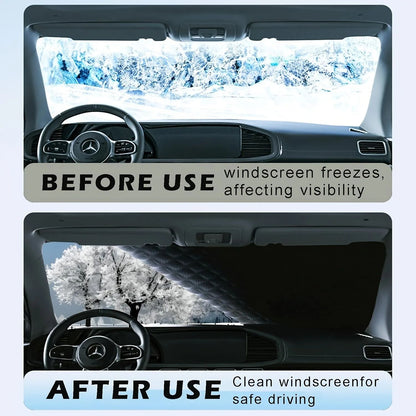 Car Snow Shield Cover Windshield Protection Protection Frost Winter Front Window Waterproof Sun Shade Sedan Suv Umbrella Outdoor