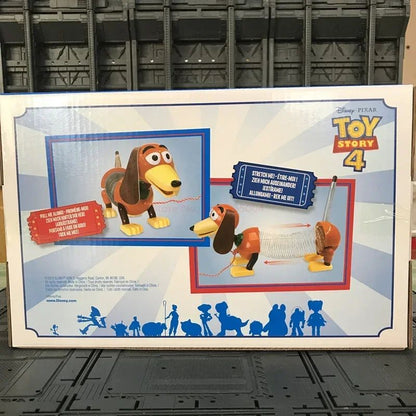 Boneco Toy Story Anime Slinky Dog com Som de 20cm, Figuras de Ação Dachshund, Modelo Criativo, Presente de Aniversário para Crianças