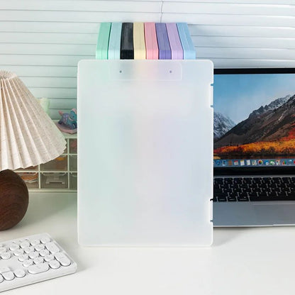 A4 File Clipboard Large Capacity Board 2 - in - 1 High - Value Folder: For Student Papers, Office Writing & Document Storage