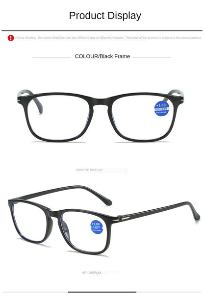 Presbyopia Eyeglasses for Man and Woman Unisex Comfortable Eyewear Ultra Lightweight Anti Blue Light Blocking HD Reading Glasses