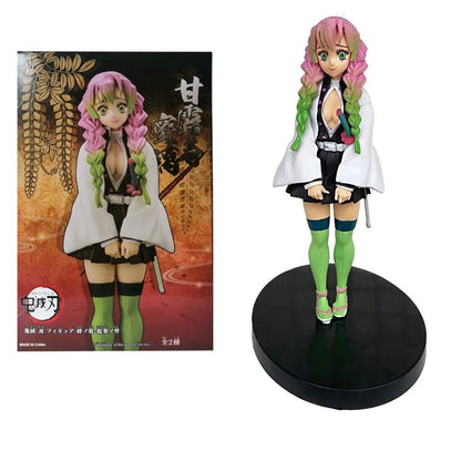 Boneco de Anime Demon Slayer Kimetsu No Yaiba Tanjiro Nezuko Zenitsu Figurine Inosuke Guerreiro Bonecos de Ação Colecionáveis Brinquedo Modelo