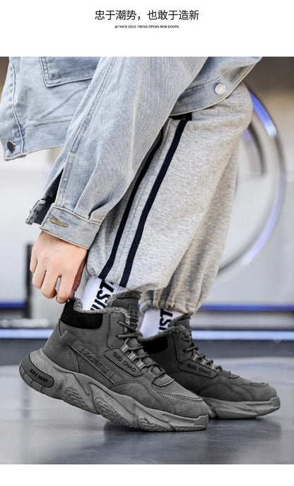 Winter Sport Shoes for Men Sports and Leisure Loafers Ankle Boots Casual Shoes Casual Sneaker Platform Sports Shoes Fashion New