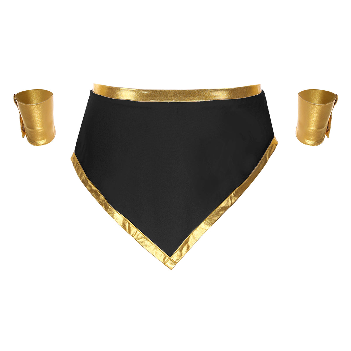 Men Roman Gladiator Costume Ancient Greek God Caesar Mini Skirt with Cuffs Halloween Theme Party Cosplay Outfits Fancy Dress Up